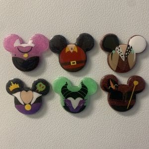 Mouse Villains Badge Holder
