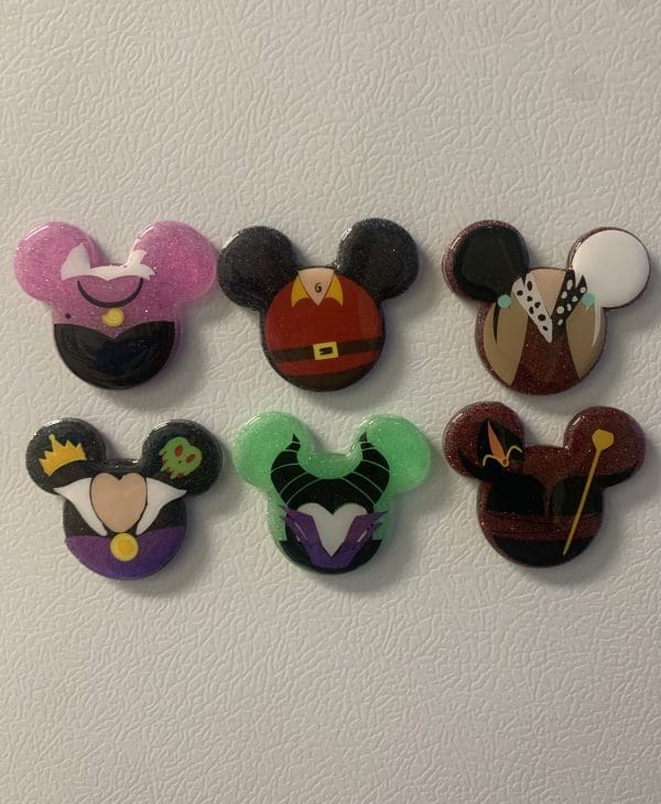 Mouse Villains Badge Holder